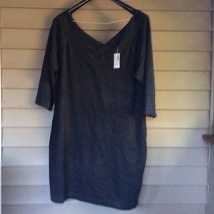 NWT Reitman’s V-Neck Off Shoulder Sweater Dress